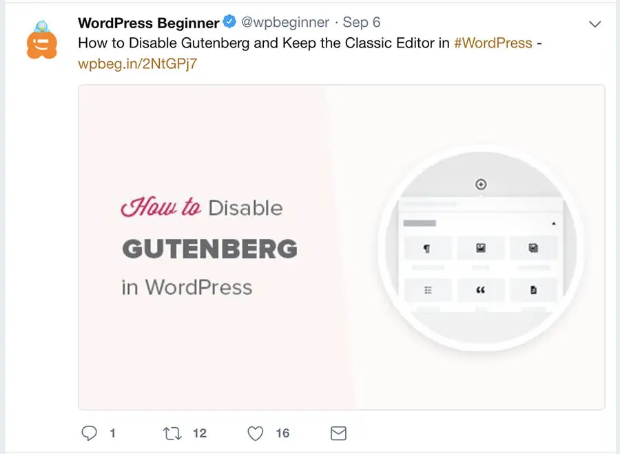 Die WordPress-Anfänger-Website.