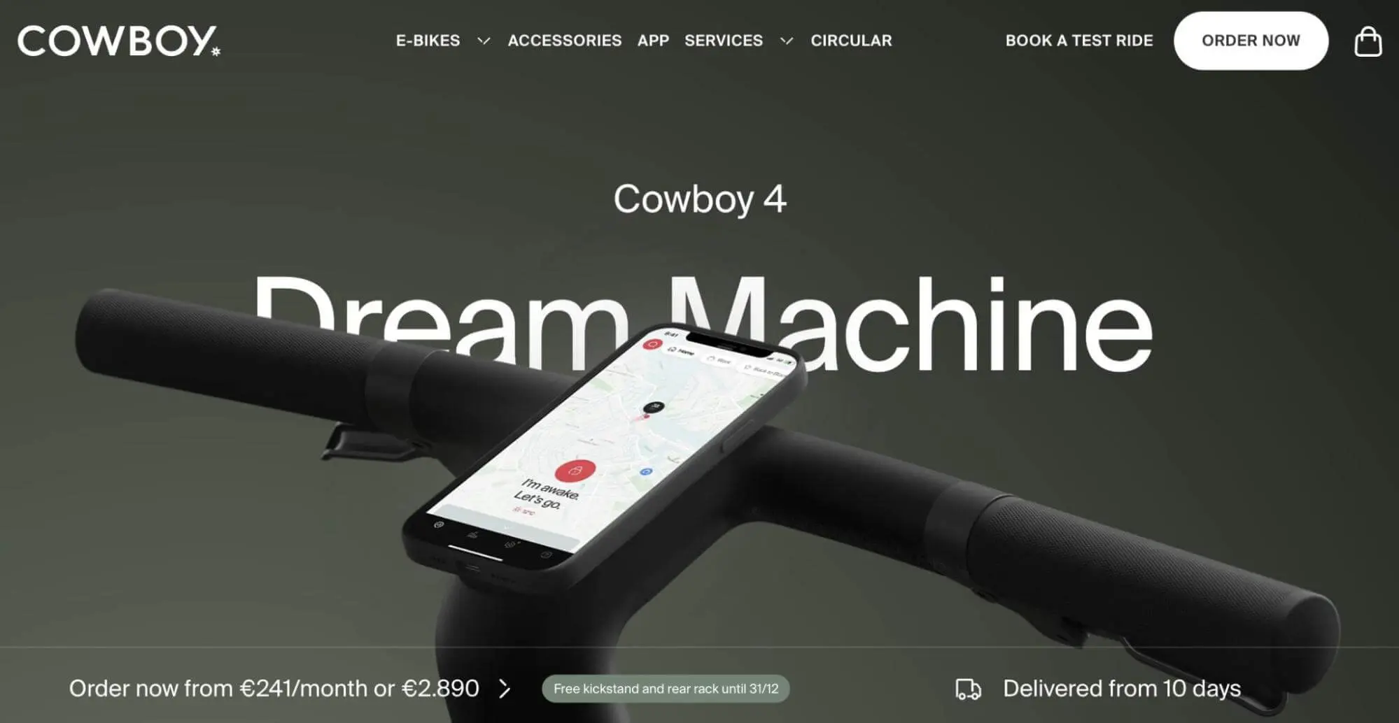 Сторінка розміщення Cowboy