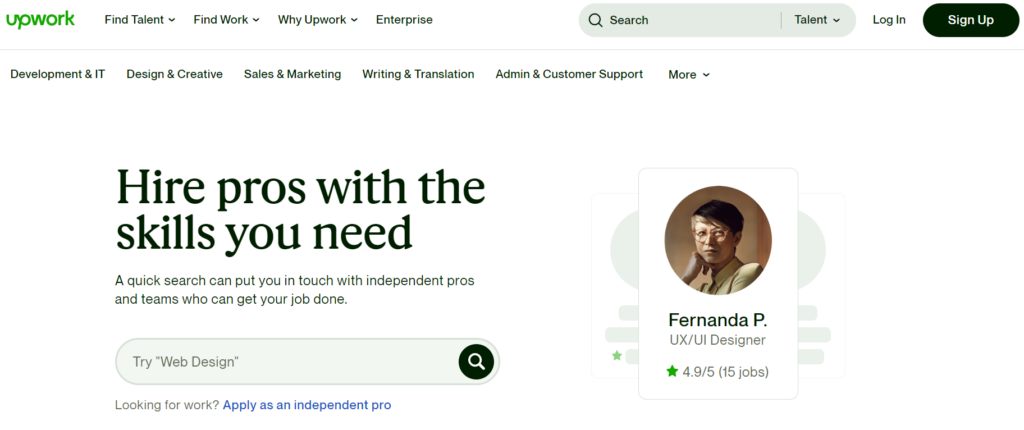 Использование UpWork для найма фрилансеров-разработчиков тем WordPress