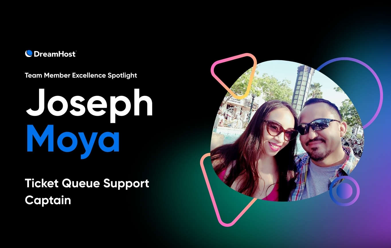 Conoce a Joseph – Rockero, Guitarrista, Leal a DreamHost